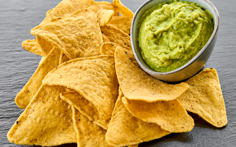 начос с гуакамоле