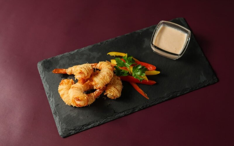 Креветки «Катаифи»