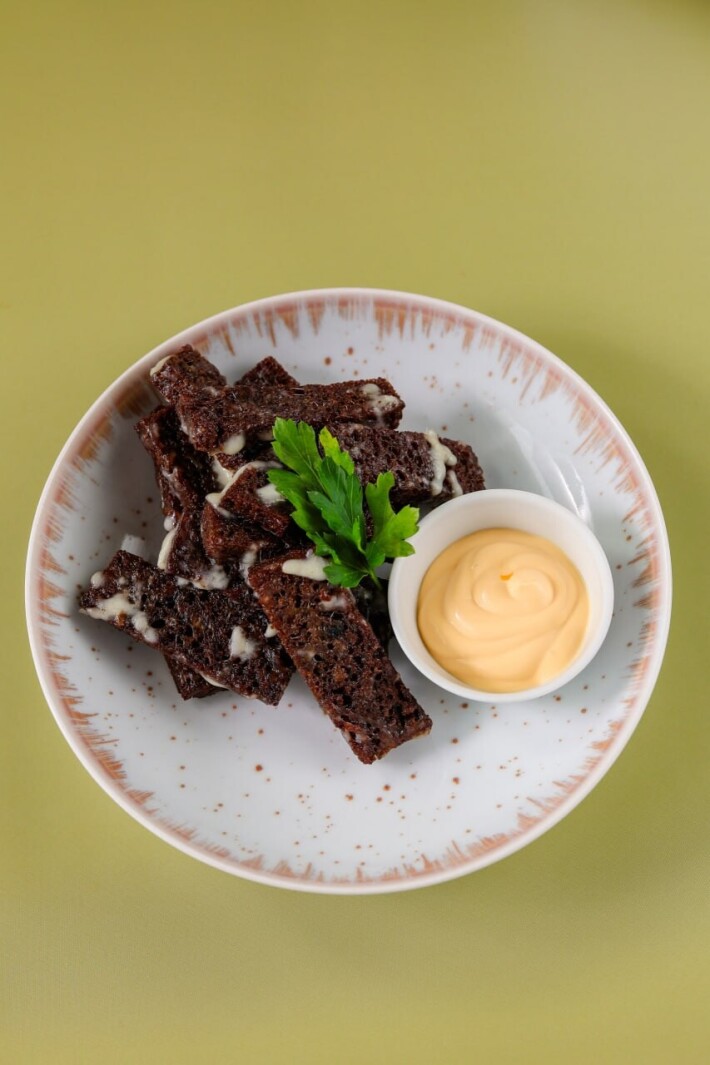 Гренки с сыром и чесноком