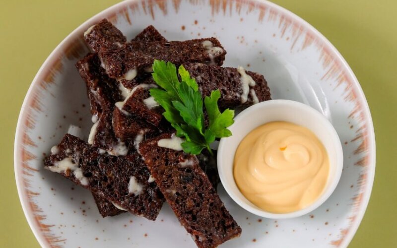 Гренки с сыром и чесноком