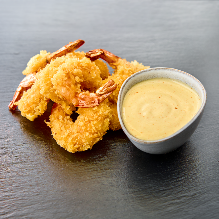 Креветки с васаби