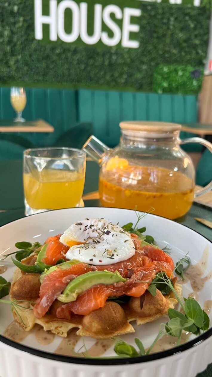 Вафля «Гонконгская» с форелью