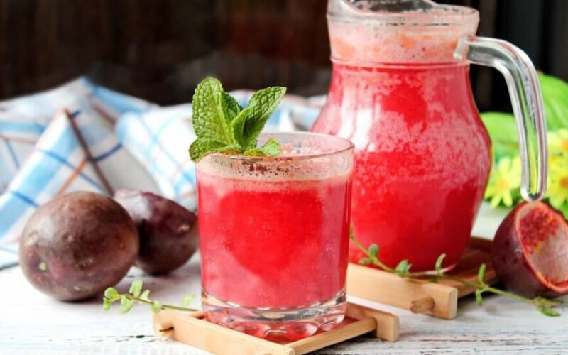 Напиток ягодно-фруктовый "Малина с маракуйей"