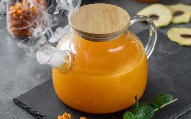 Напиток ягодно-фруктовый "Облепиха-имбирь"