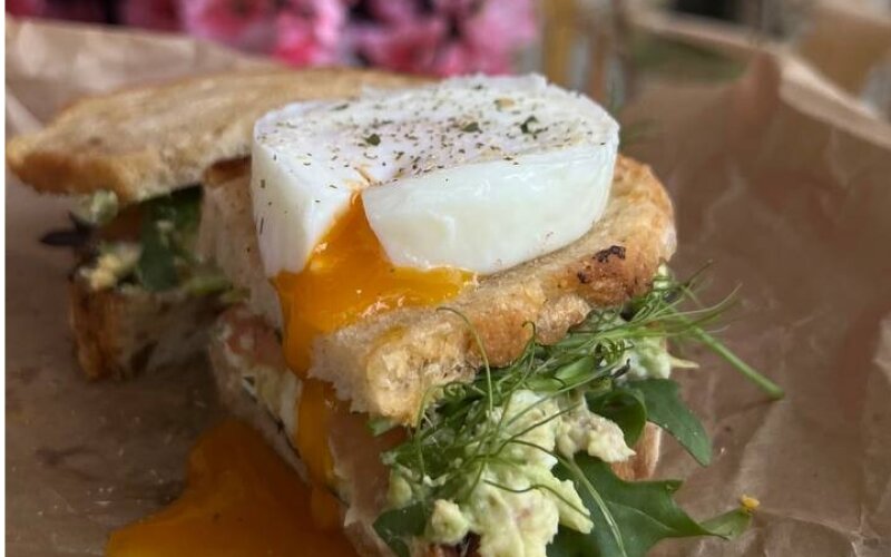 Тост с тунцом и помидорами