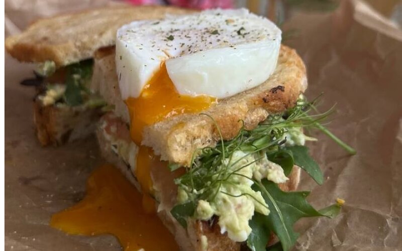 Тост с тунцом и помидорами