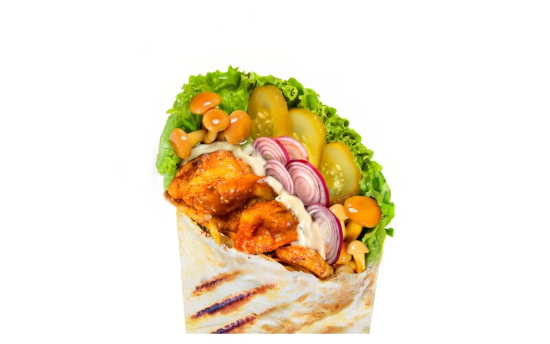 Шаурма с опятами