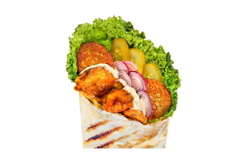 Шаурма с драником