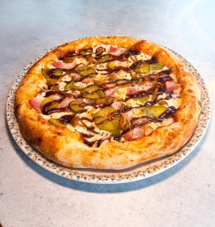 Бекон с опятами