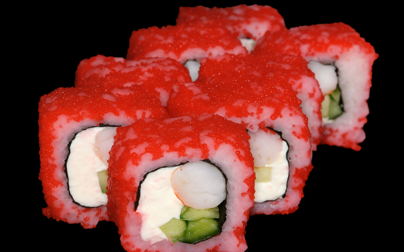 Ролл «Калифорния с креветкой»