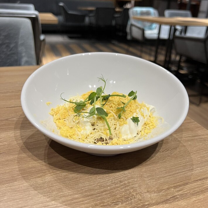 Салат-коктейль «Мимоза»