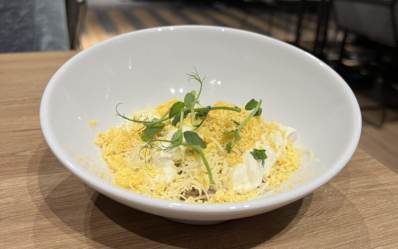 Салат-коктейль «Мимоза»