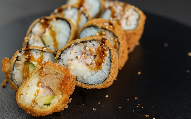 Ролл «Темпура с угрем»