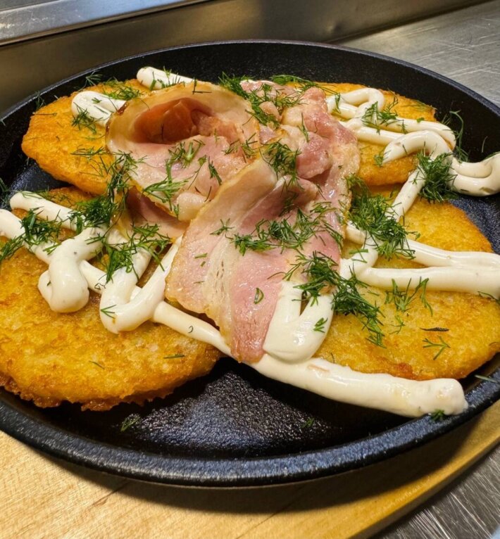 Драники «С беконом»