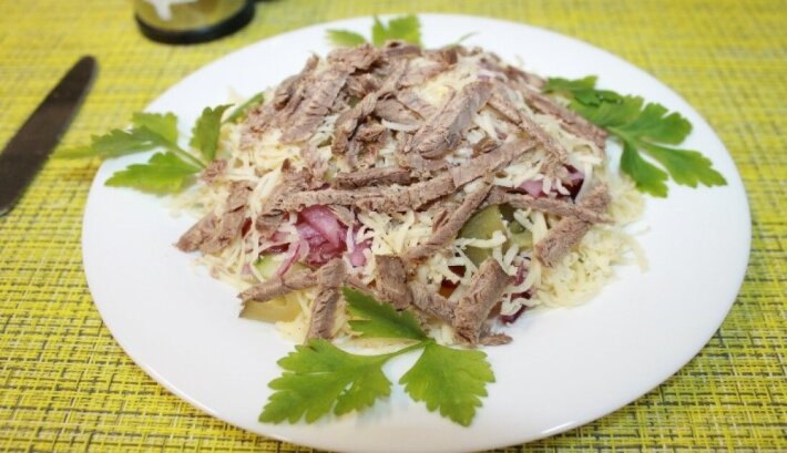 Салат «Кавказская пленница»