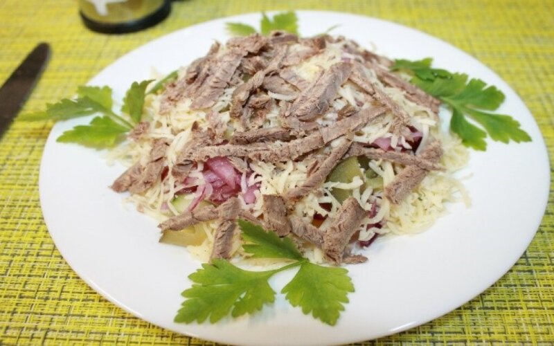 Салат «Кавказская пленница»