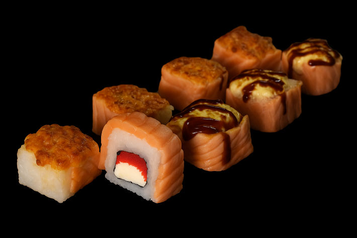 Ролл «Запечённый лосось»