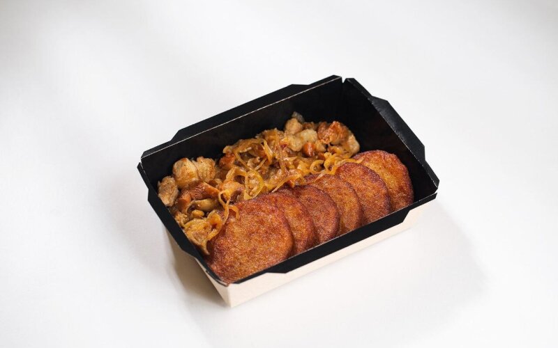 Драники с поджаркой