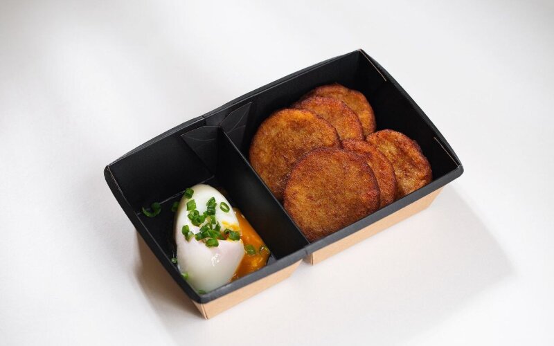 Драники с яйцом-пашот