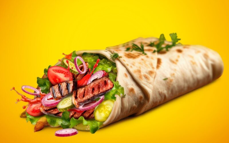 Шаурма По-Барски с луком