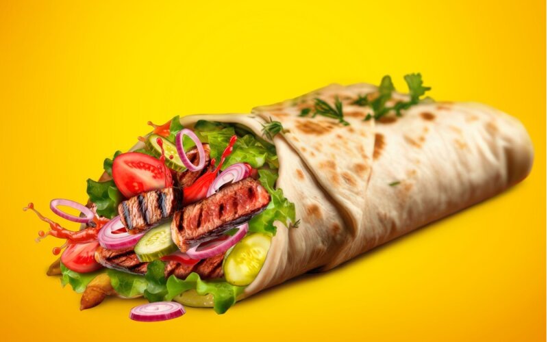 Шаурма По-Барски с луком