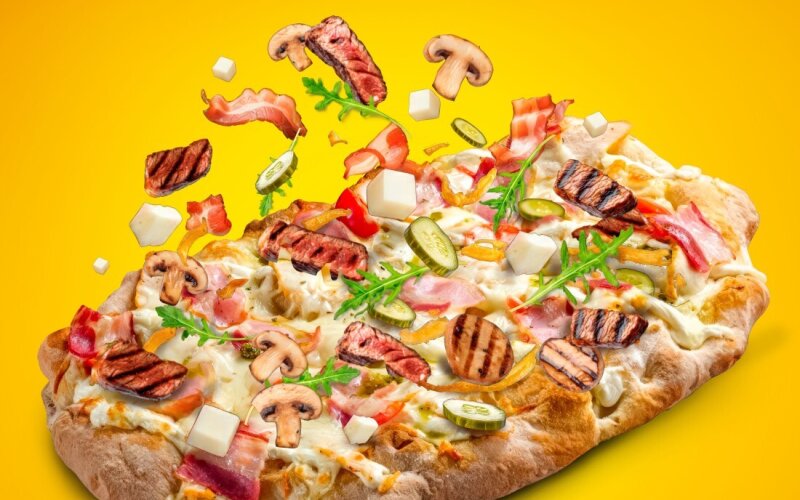 Пицца римская Говядина Барбекю