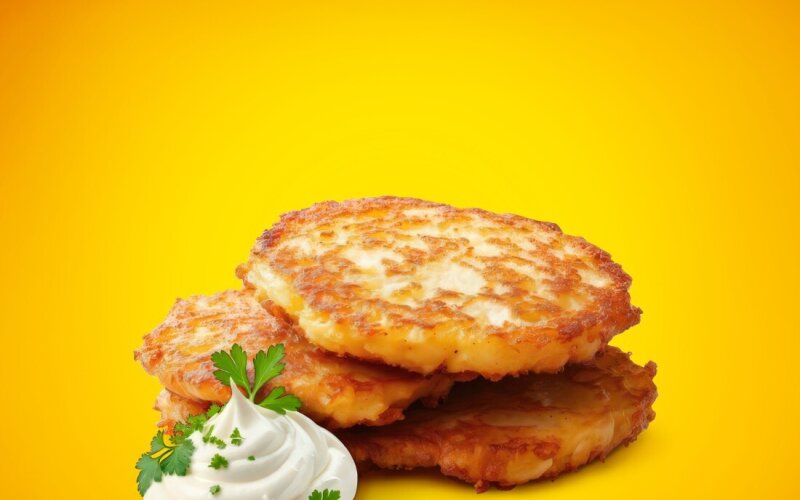 Драники со сметаной