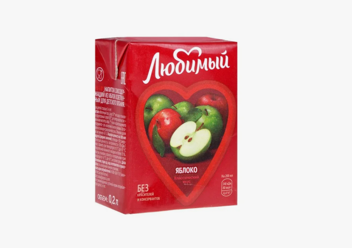 Сок «Любимый яблочный»