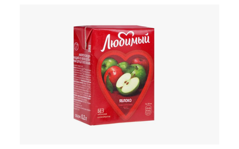 Сок «Любимый яблочный»
