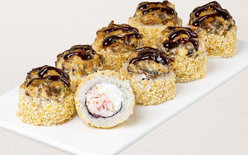 Ролл «Угорь шиитаке»