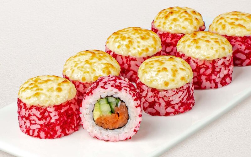 Ролл «Лосось с моцареллой»