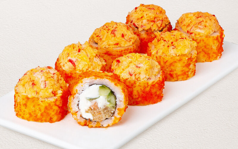 Ролл «Запеченный лосось терияки»