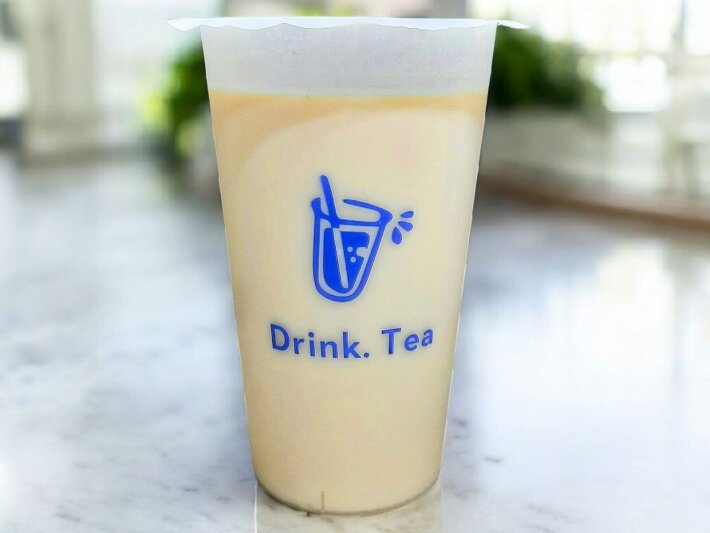 Бабл ти чай зелёный с пудингом