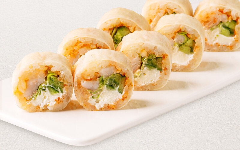 Спринг-ролл с креветкой