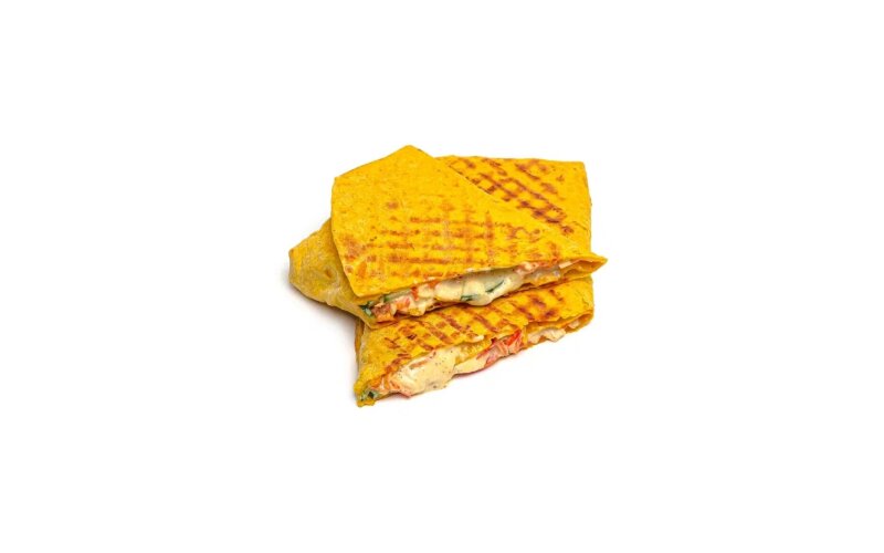 Пан конверт с сыром, помидором и соусом