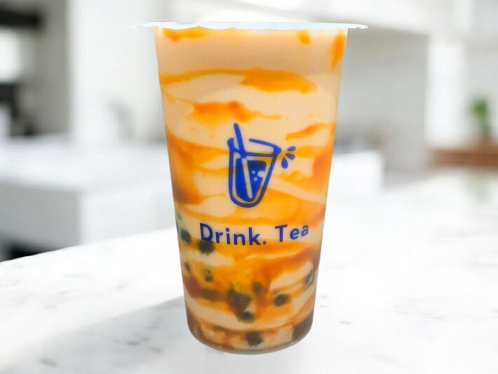 Бабл ти с молоком со вкусом шоколада