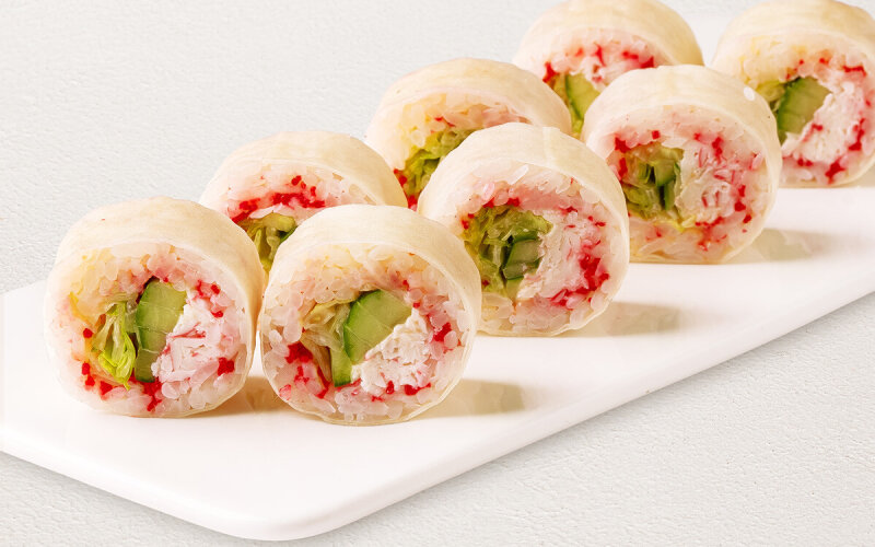 Спринг-ролл с крабом