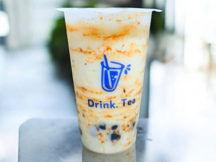 Бабл ти со вкусом карамели