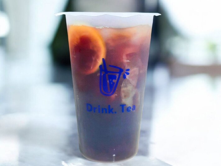 Бабл ти чай улун с кусочками винограда и лаймом