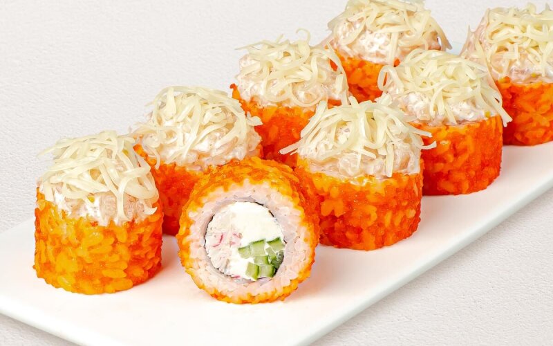 Ролл «Сырная креветка» XL