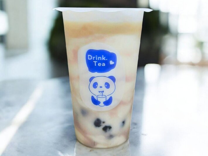 Бабл ти чай с тапиокой со вкусом кокоса