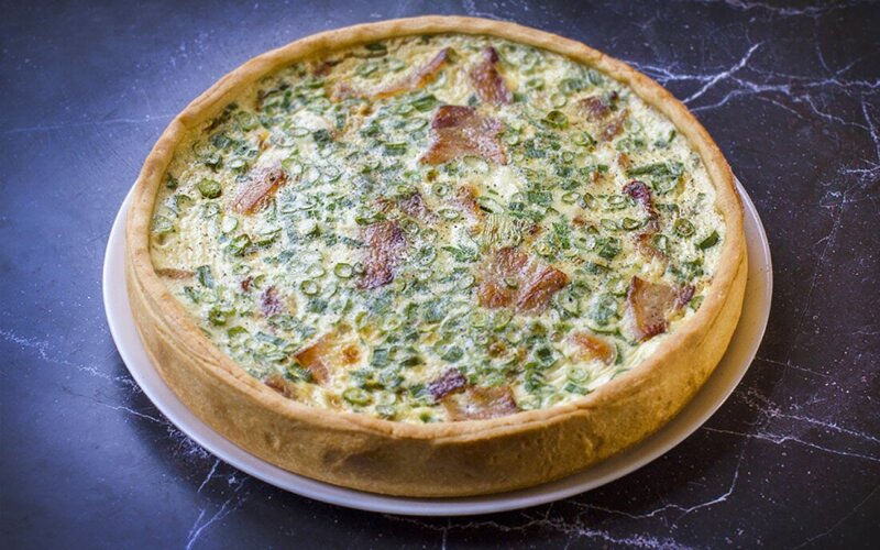 Киш «Бекон и сыр чеддер»