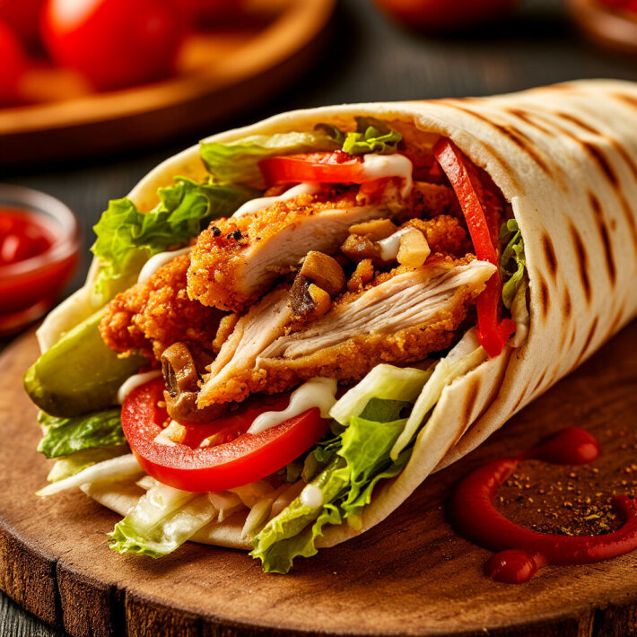 Шаурма «Классическая больше мяса»