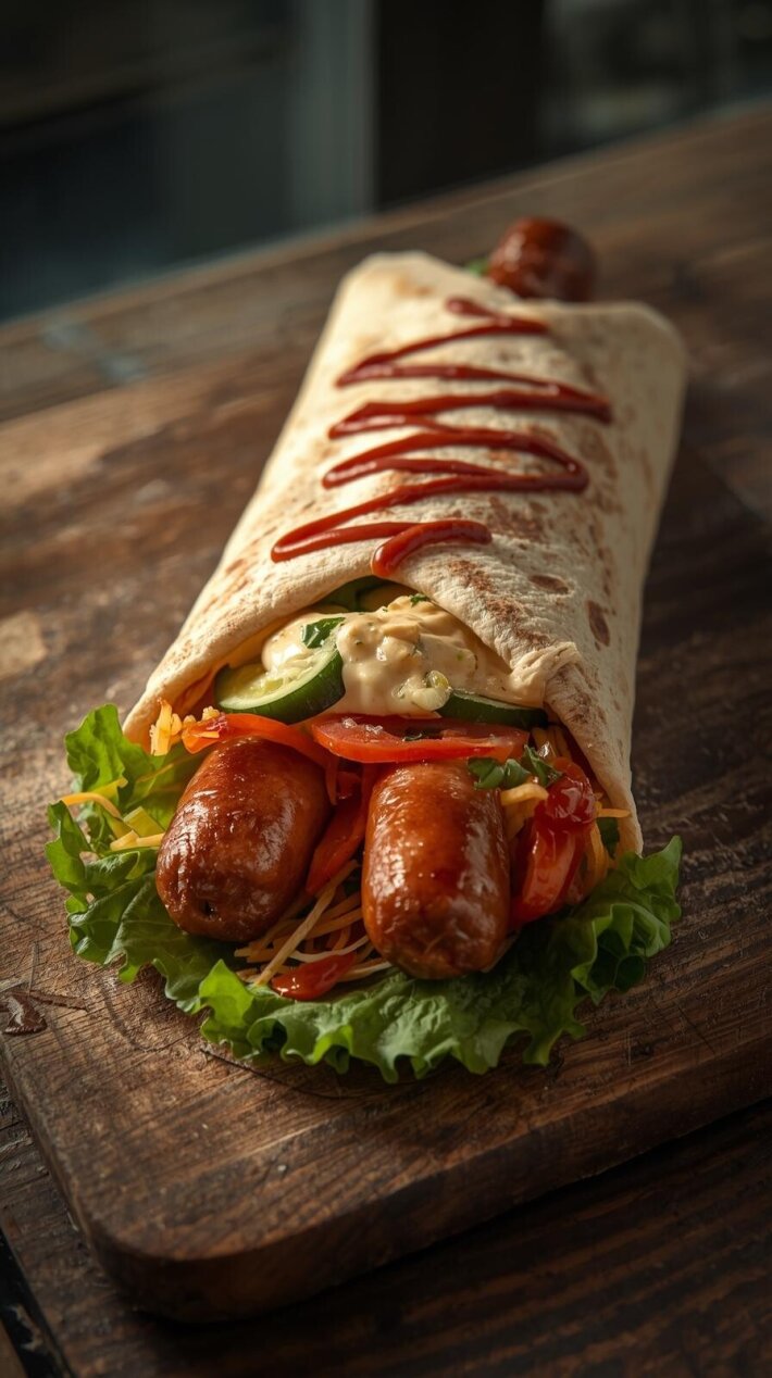 Хот-дог в лаваше