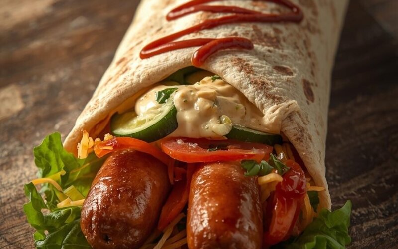 Хот-дог в лаваше