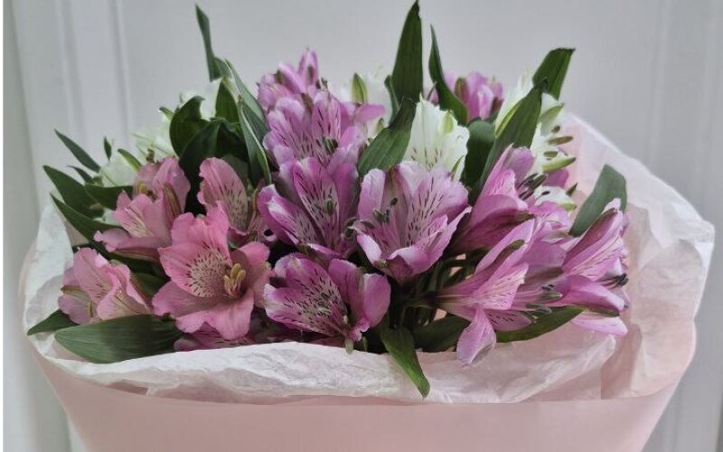 Букет из альстромерии