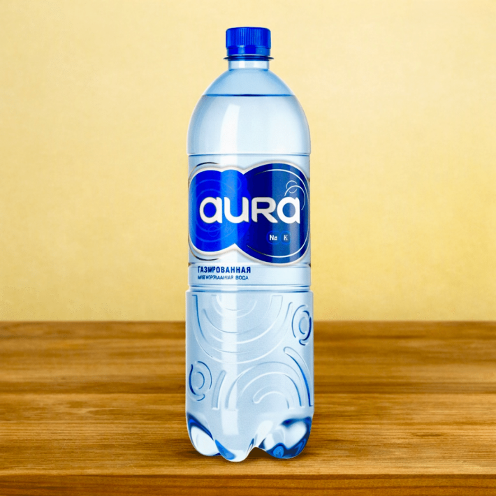Вода aura газированная