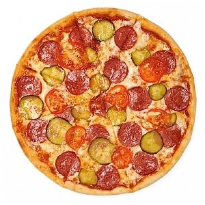 Пицца «Салями и огурчик»