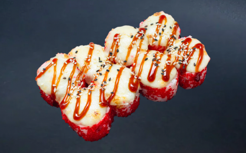 Запечённый ролл «Калифорния вулкан»