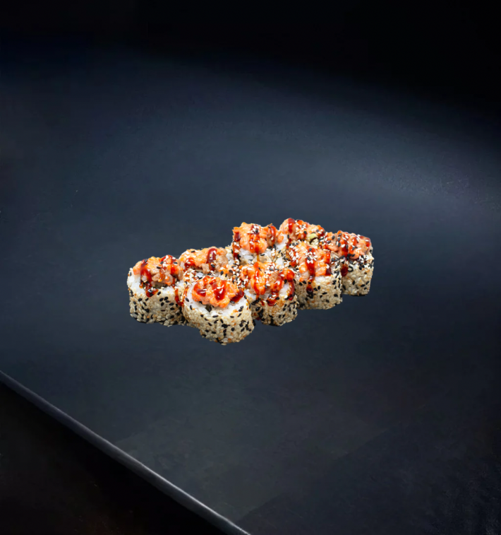 Запечённый ролл «Сяке огненный»